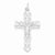 Sterling Silver Crucifix Pendant, Charm