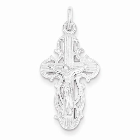 Sterling Silver Crucifix Pendant, Delightful Pendants for Necklace