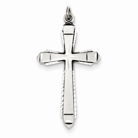 Sterling Silver Satin Cross pendant, Classy Pendants for Necklace