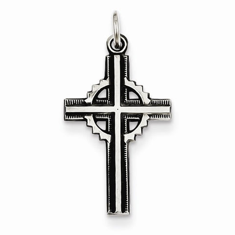 Sterling Silver Antiqued Celtic Cross pendant, Appealing Pendants for Necklace