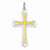 Sterling Silver & Gold-Plated Cross pendant, Exquisite Pendants for Necklace