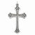 Sterling Silver Antiqued Cross Pendant, Pretty Pendants for Necklace