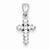 Sterling Silver CZ Cross Pendant, Lovely Pendants for Necklace