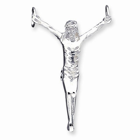 Sterling Silver Corpus (Crucified Christ) pendant, Classy Pendants for Necklace