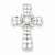 Sterling Silver CZ Cross Pendant, Beautiful Pendants for Necklace