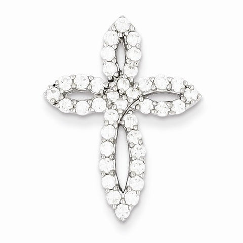 Sterling Silver CZ Passion Cross pendant, Delightful Pendants for Necklace