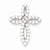 Sterling Silver CZ Passion Cross pendant, Delightful Pendants for Necklace