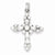 Sterling Silver CZ Cross Pendant, Exquisite Pendants for Necklace