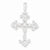 Sterling Silver CZ Cross Pendant, Fine Pendants for Necklace