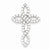 Sterling Silver CZ Cross Pendant, Pretty Pendants for Necklace