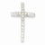 Sterling Silver CZ Cross Slide Pendant, Pendants for Necklace