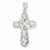 Sterling Silver CZ Cross Pendant, Gorgeous Pendants for Necklace
