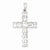 Sterling Silver CZ Cross Pendant, Stylish Pendants for Necklace