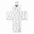 Sterling Silver Hammered Latin Cross pendant, Exquisite Pendants for Necklace
