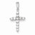 Sterling Silver CZ Cross Pendant, Pretty Pendants for Necklace