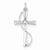 Sterling Silver CZ Cross Pendant, Lovely Pendants for Necklace
