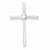 Sterling Silver CZ Cross Pendant, Stylish Pendants for Necklace