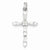 Sterling Silver CZ Cross Pendant, Alluring Pendants for Necklace
