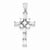 Sterling Silver CZ Latin Cross pendant, Appealing Pendants for Necklace