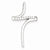 Sterling Silver CZ Cross Pendant, Dazzling Pendants for Necklace