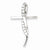 Sterling Silver CZ Cross Pendant, Beautiful Pendants for Necklace
