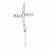 Sterling Silver CZ Cross Pendant, Exquisite Pendants for Necklace