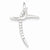 Sterling Silver CZ Cross Pendant, Fine Pendants for Necklace