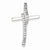 Sterling Silver CZ Cross Pendant, Pendants for Necklace