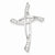Sterling Silver CZ Cross Pendant, Gorgeous Pendants for Necklace