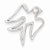 Sterling Silver CZ Dove Pendant, Pendants for Necklace