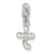 Sterling Silver Freeform Cross Charm hide-image