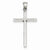 Sterling Silver Rhodium-Plated Latin Cross Pendant, Pendants for Necklace