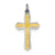 Sterling Silver & 18k Gold-Plated Cross Charm hide-image