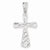 Sterling Silver Polished Cross Pendant, Adorable Pendants for Necklace