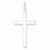 Sterling Silver Latin Cross Pendant, Delightful Pendants for Necklace