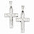 Sterling Silver Rhodium-Plated Hollow Latin Crucifix pendant, Lovely Pendants for Necklace