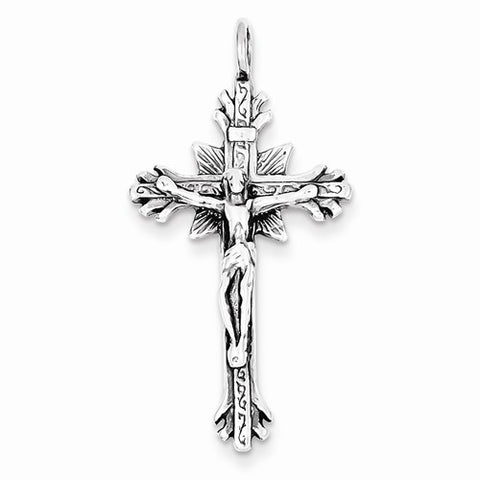 Sterling Silver Antiqued Crucifix pendant, Appealing Pendants for Necklace