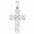 Sterling Silver Rhodium-Plated Hollow Latin Cross pendant, Adorable Pendants for Necklace