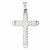 Sterling Silver Rhodium-Plated Hollow Cross pendant, Delightful Pendants for Necklace