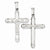 Sterling Silver Rhodium-Plated Reversible Crucifix Pendant, Pendants for Necklace