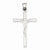 Sterling Silver Rhodium-Plated Polished Crucifix Pendant, Pendants for Necklace