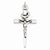 Sterling Silver Antiqued Crucifix Pendant, Stylish Pendants for Necklace