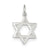 Star of David Charm in Sterling Silver