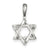 Sterling Silver Star of David Charm hide-image