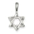 Star of David Charm in Sterling Silver