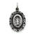 Antiqued Miraculous Medal, Beautiful Charm in Sterling Silver