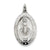 Sterling Silver Miraculous Medal, Stylish Charm hide-image