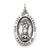 Our Lady of Guadalupe Medal, Fine Charm in Sterling Silver