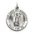 Antiqued Our Lady of Guadalupe Medal, Charm in Sterling Silver