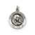 Antiqued Our Lady of Sorrows Medal, Charm in Sterling Silver
